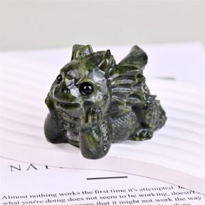 Green Jade Baby Dragon Crystal Carving wholesale product photo 4