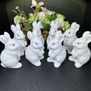Marble Moon Rabbit Crystal Carving wholesale product photo 2