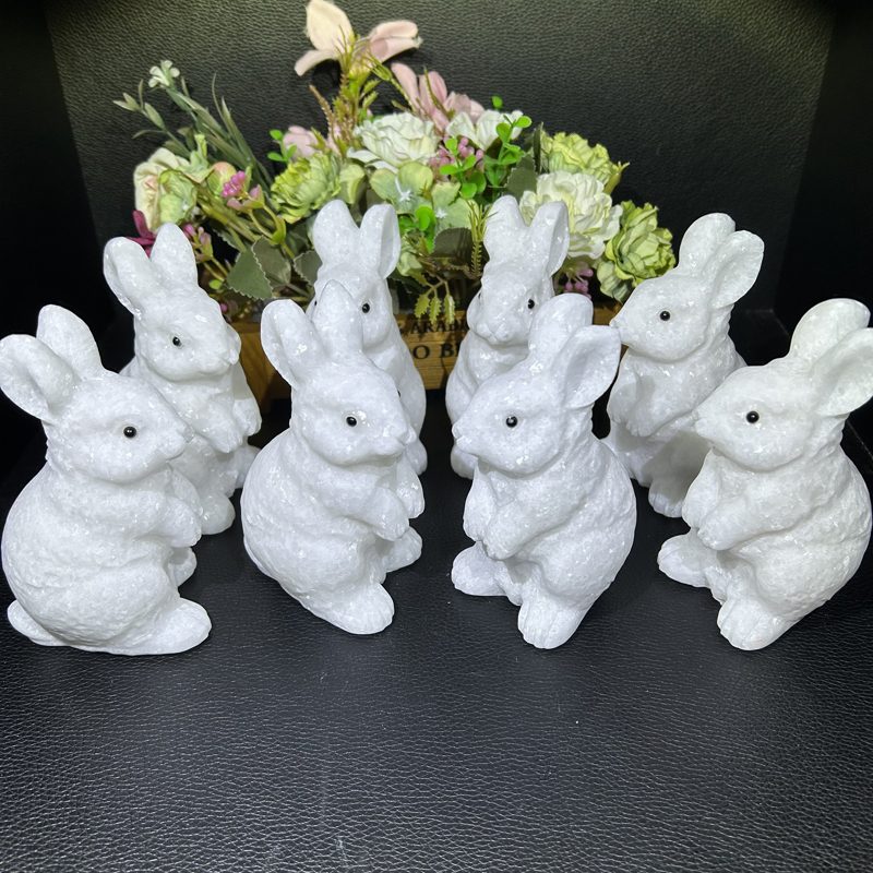 Marble Moon Rabbit Crystal Carving wholesale product photo 2