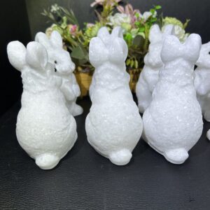 Marble Moon Rabbit Crystal Carving wholesale product photo 3