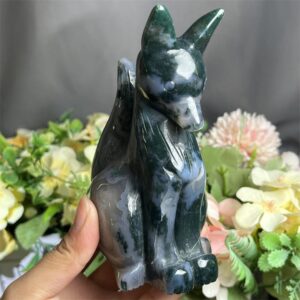 Mixed Material Abstract Fox Crystal Carving wholesale product photo 4