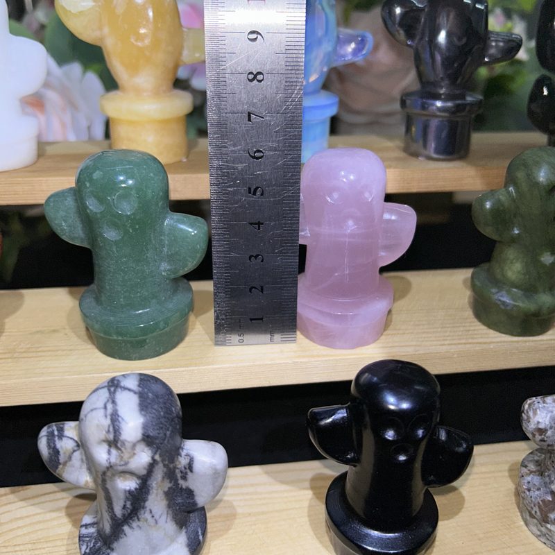 Mixed Material Cactus Crystal Carving wholesale product photo 2