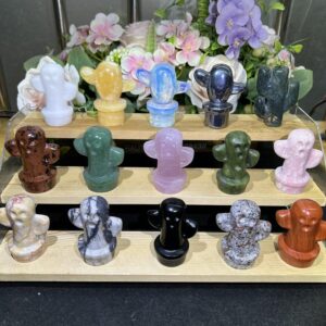 Mixed Material Cactus Crystal Carving wholesale product photo 4