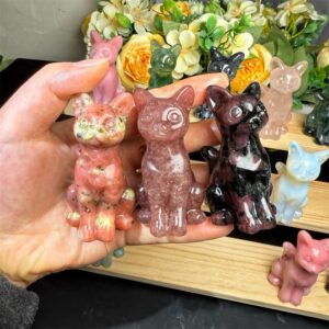Mixed Material Cat Crystal Carving wholesale product photo 1