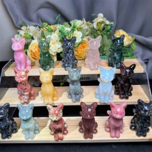 Mixed Material Cat Crystal Carving wholesale product photo 2