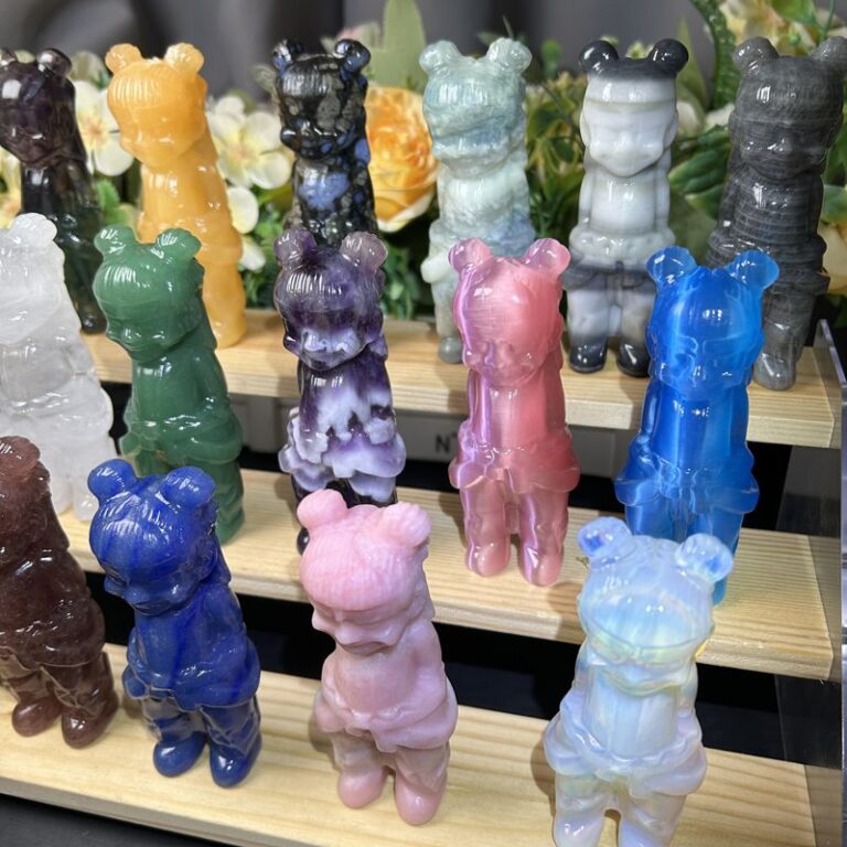 Mixed Material Chinese Mythology Warrior Crystal Carving wholesale product photo 1