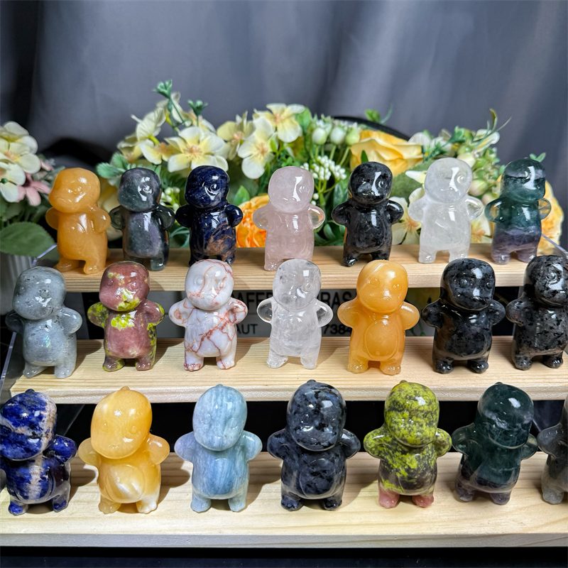 Mixed Material Chubby Dragon Crystal Carving wholesale product photo 2