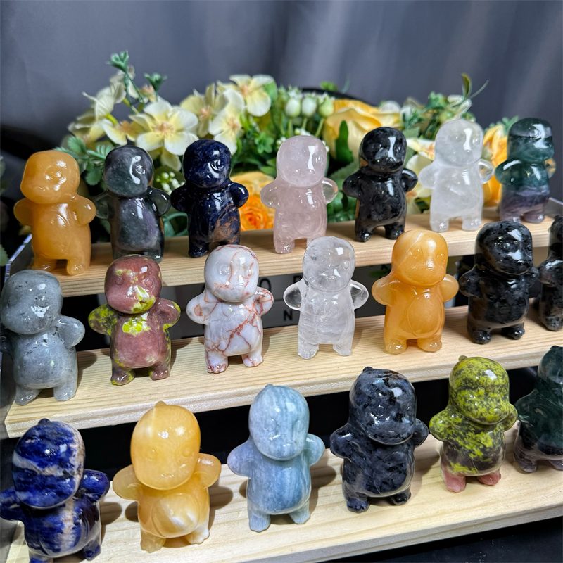 Mixed Material Chubby Dragon Crystal Carving wholesale product photo 3