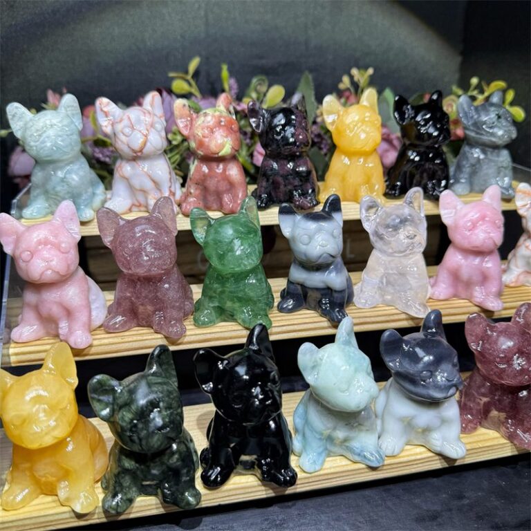 Mixed Material French Bulldog Crystal Carving wholesale product photo 1