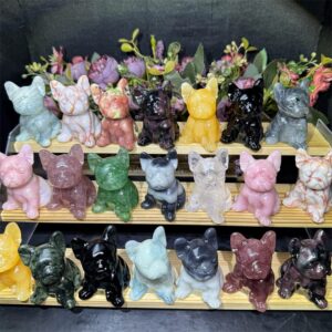 Mixed Material French Bulldog Crystal Carving wholesale product photo 3