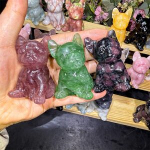 Mixed Material French Bulldog Crystal Carving wholesale product photo 4