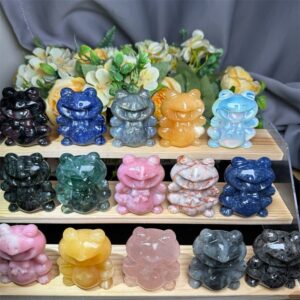 Mixed Material Frog Crystal Carving wholesale product photo 3