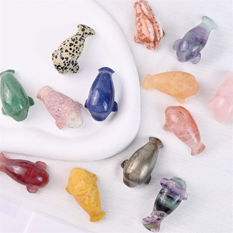 Mixed Material Manatee Crystal Carving wholesale product photo 1