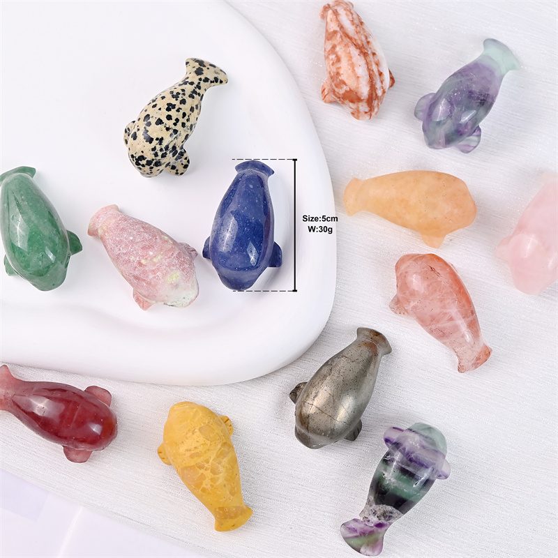 Mixed Material Manatee Crystal Carving wholesale product photo 3