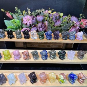 Mixed Material Mini Elephant Crystal Carving wholesale product photo 1