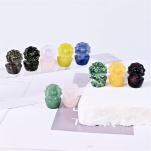 Mixed Material Mini Sunflower Crystal Carving wholesale product photo 2
