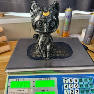 Mixed Material Moon Cat Crystal Carving wholesale product photo 3