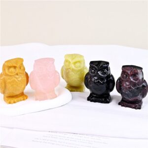Mixed Material Owl Crystal Carving wholesale product photo 2