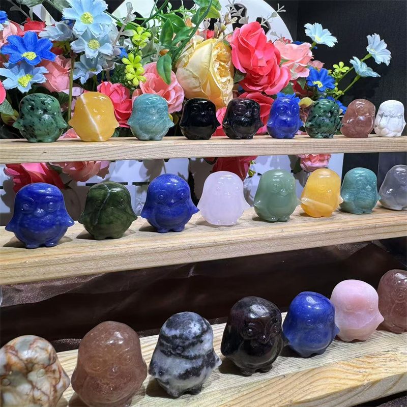 Mixed Material Penguin Crystal Carving wholesale product photo 2