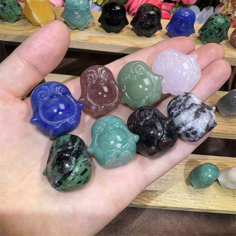 Mixed Material Penguin Crystal Carving wholesale product photo 4