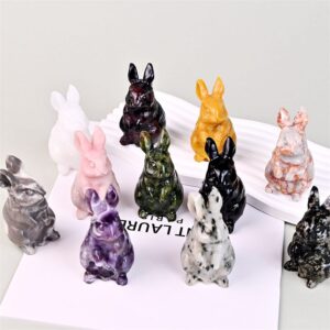 Mixed Material Rabbit Crystal Carving wholesale product photo 2