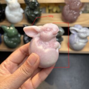 Mixed Material Rabbit Egg Crystal Carving wholesale product photo 3