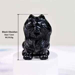 Obsidian Guardian Lion Crystal Carving wholesale product photo 4
