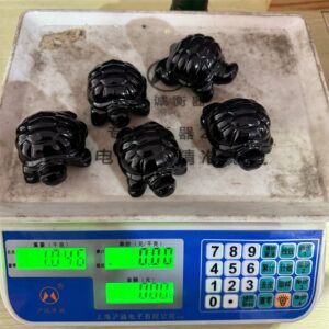 Obsidian Sea Turtle Crystal Carving wholesale product photo 4