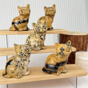 Picture Jasper Cat Crystal Carving wholesale product photo 3