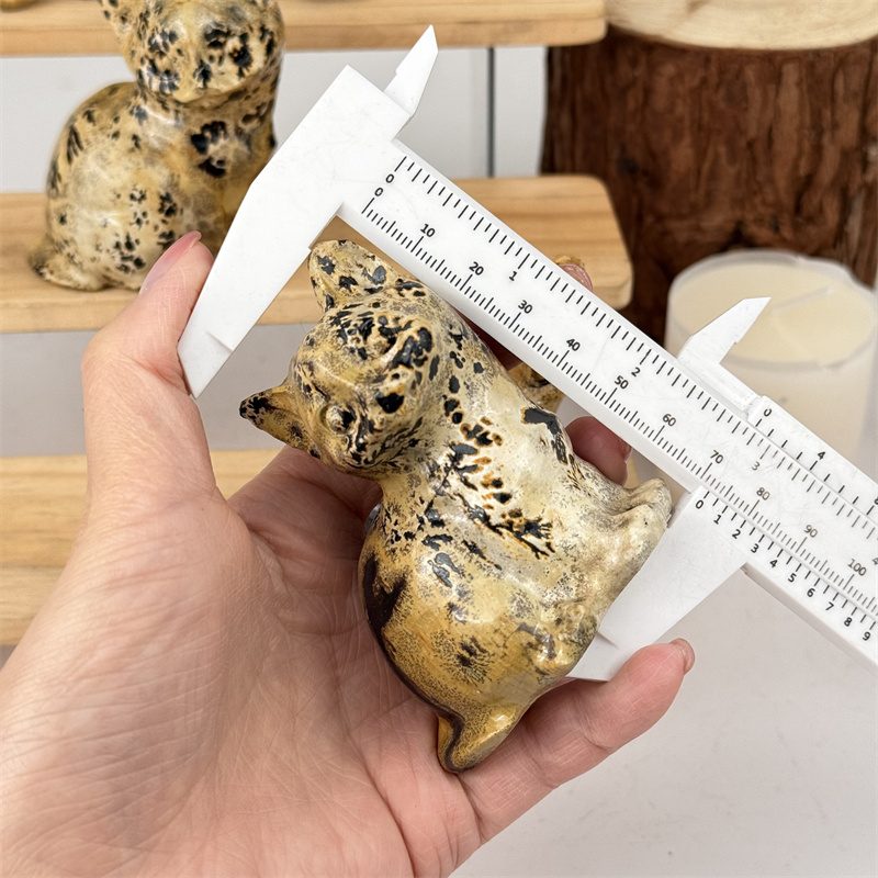Picture Jasper Cat Crystal Carving wholesale product photo 4