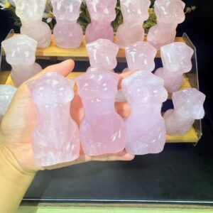 Rose Quartz Female Torso Crystal Carving wholesale product photo 2