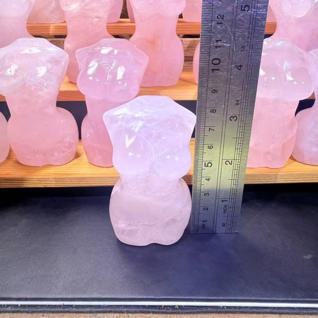 Rose Quartz Female Torso Crystal Carving wholesale product photo 3