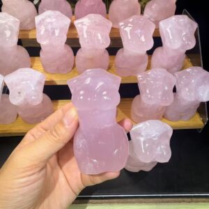 Rose Quartz Female Torso Crystal Carving wholesale product photo 4