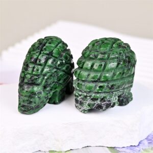 Ruby Zoisite Pangolin Crystal Carving wholesale product photo 1