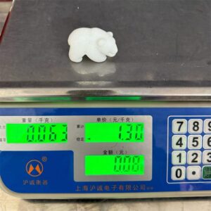 White Marble Bear Animal Crystal Carving wholesale product photo 2
