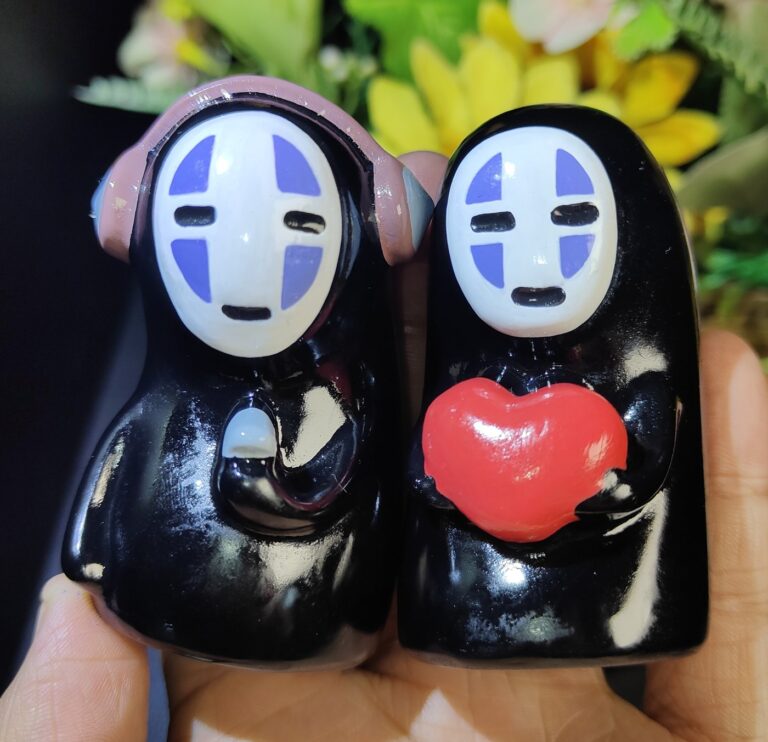 Black Obsidian Faceless Ghost Crystal Carving