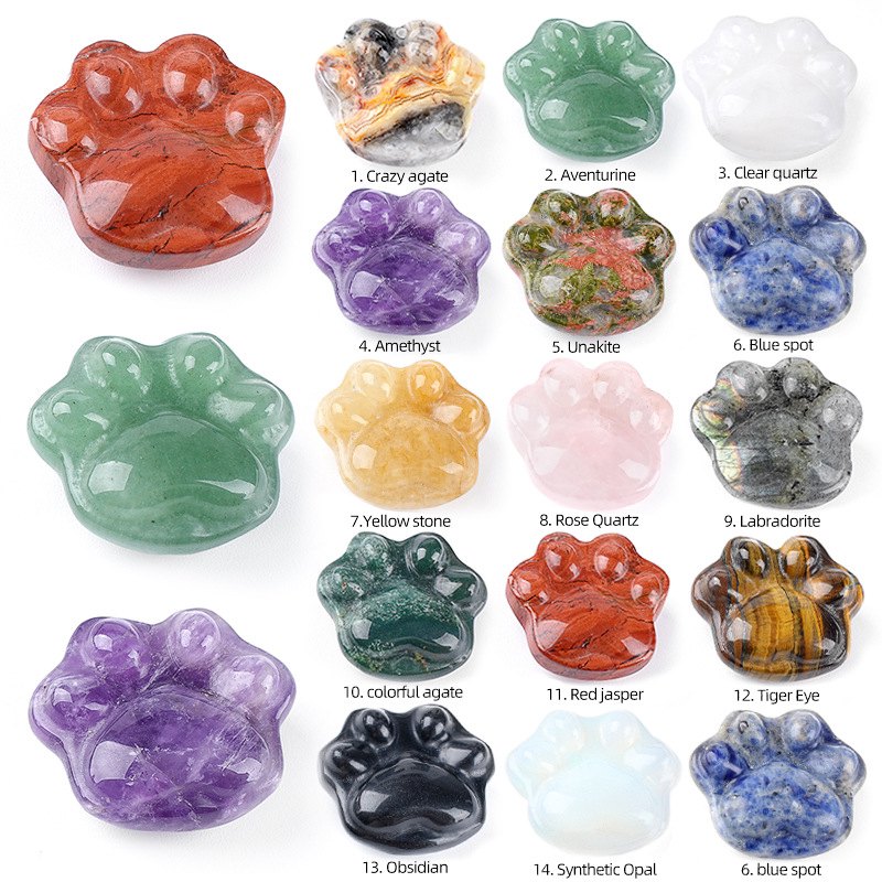 Cat Paw Crystal Carving wholesale product photo 4