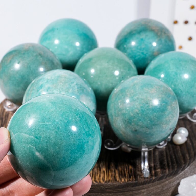Amazonite Crystal Sphere wholesale polished crystal sphere product photo 1