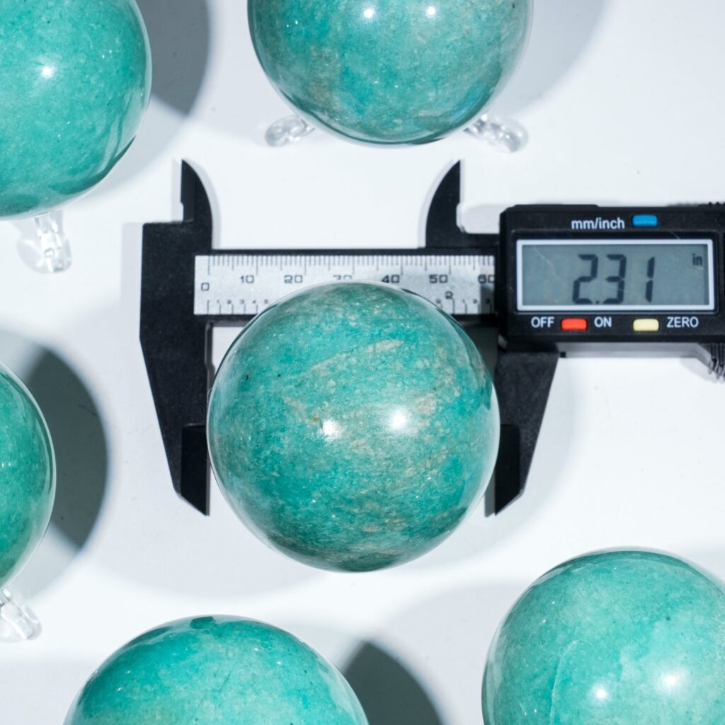 Amazonite Crystal Sphere wholesale polished crystal sphere product photo 4