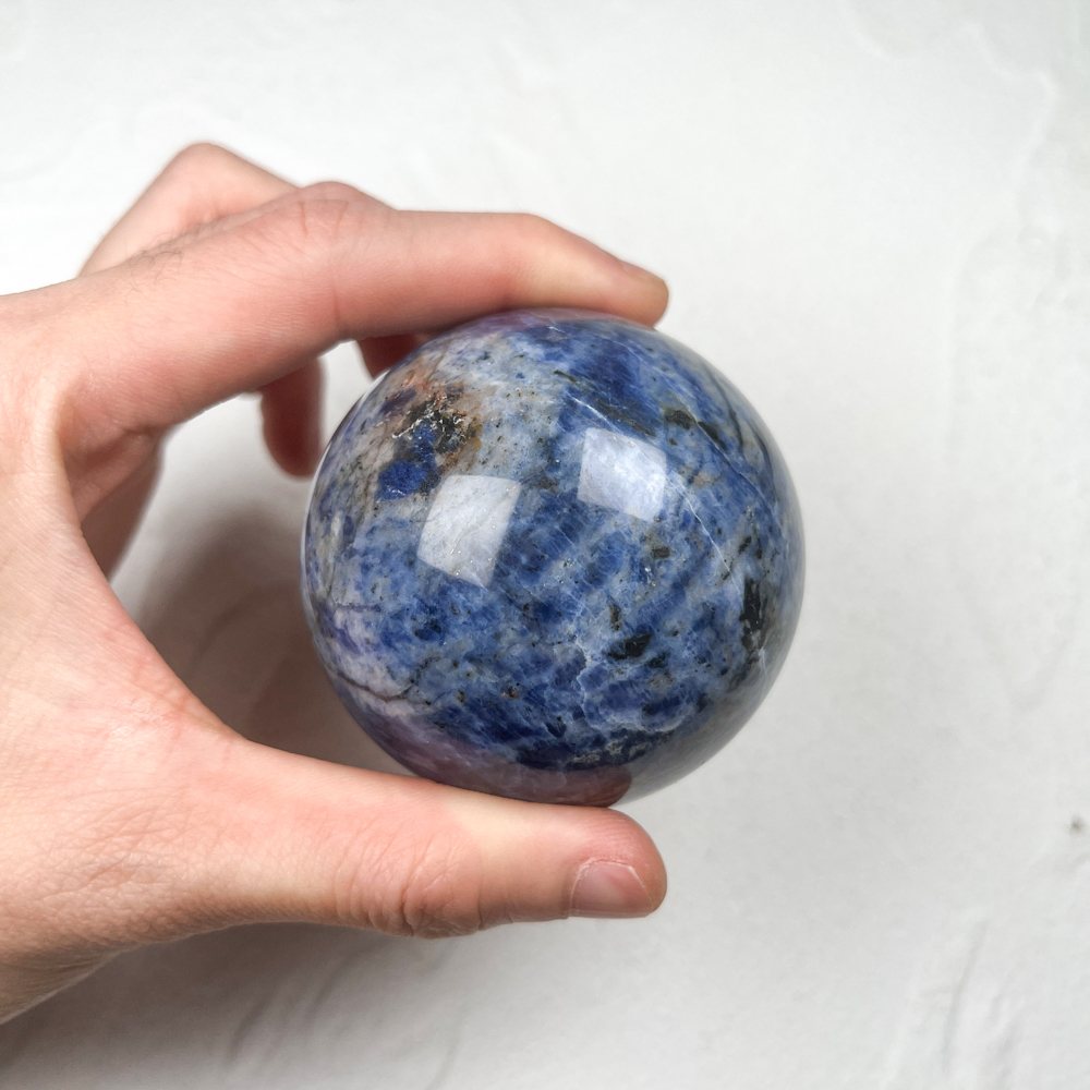 Blue Lace Agate Crystal Sphere wholesale polished crystal sphere product photo 1