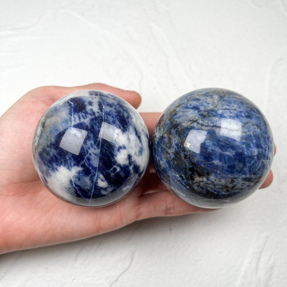 Blue Lace Agate Crystal Sphere wholesale polished crystal sphere product photo 2