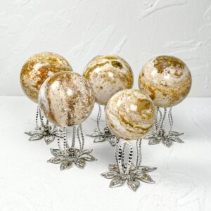 Bumblebee Jasper Crystal Sphere wholesale polished crystal sphere product photo 3