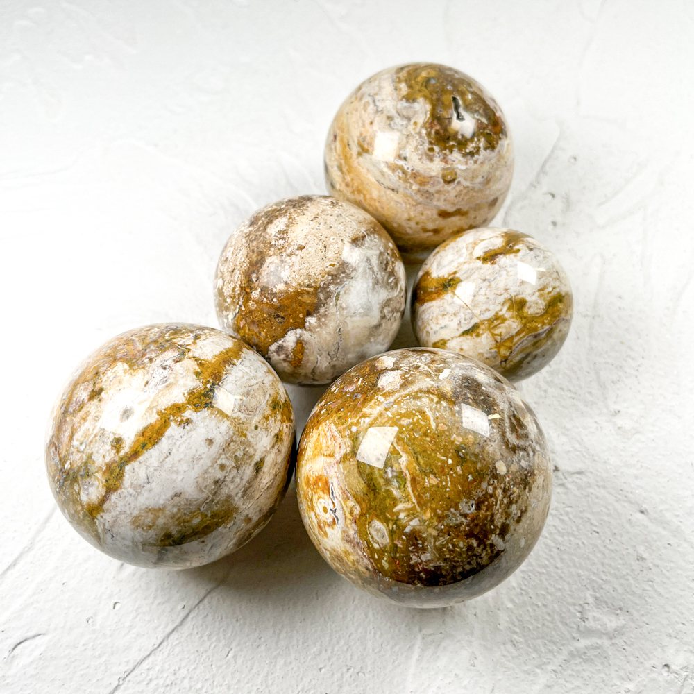 Bumblebee Jasper Crystal Sphere wholesale polished crystal sphere product photo 4