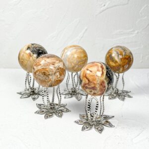 Crazy Lace Agate Crystal Sphere wholesale polished crystal sphere product photo 3