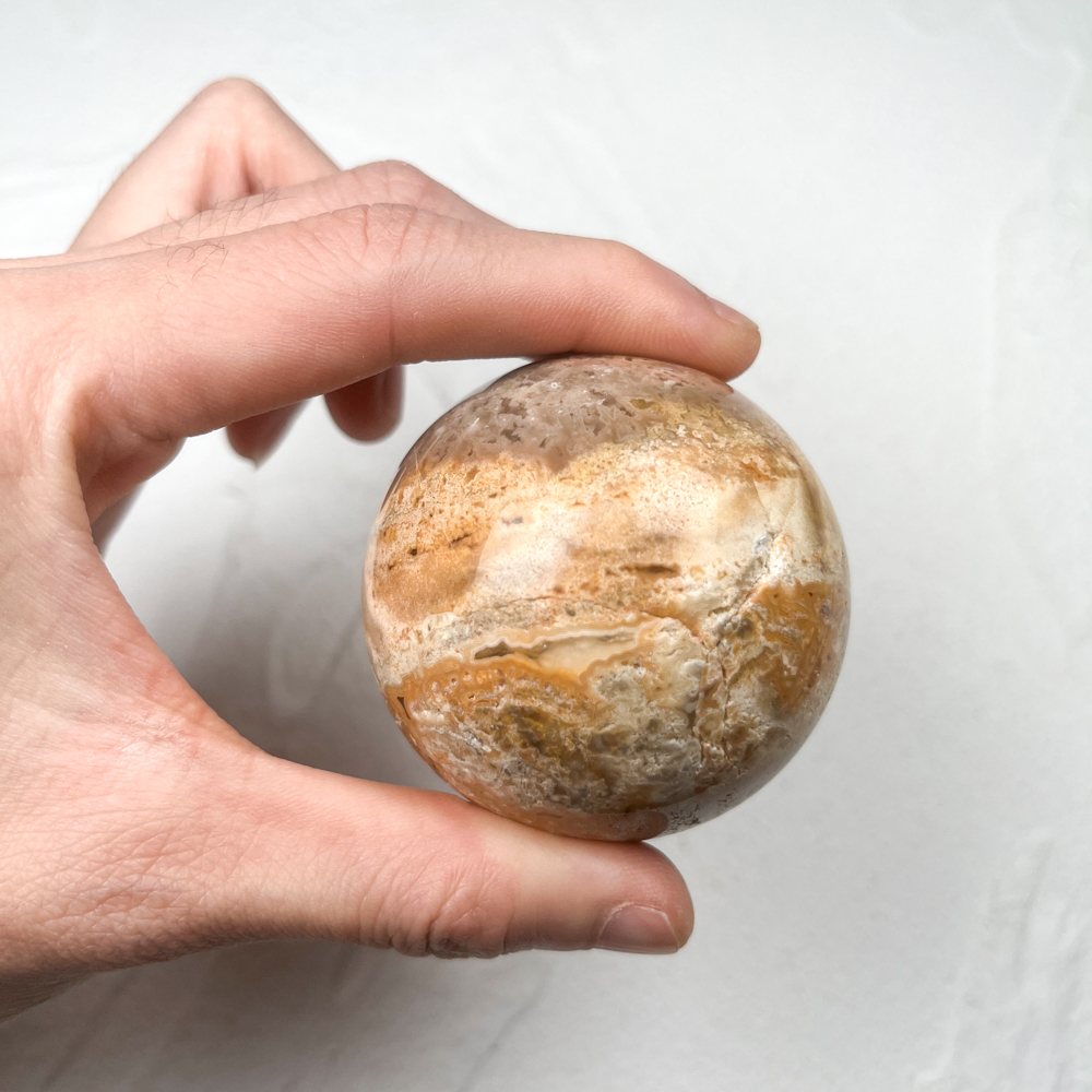 Crazy Lace Agate Crystal Sphere wholesale polished crystal sphere product photo 4