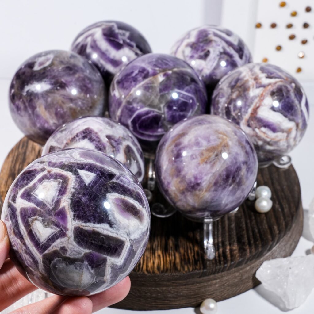Dream Amethyst Crystal Sphere wholesale polished crystal sphere product photo 2