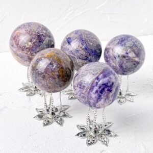 Fluorite Root Crystal Sphere wholesale polished crystal sphere product photo 3