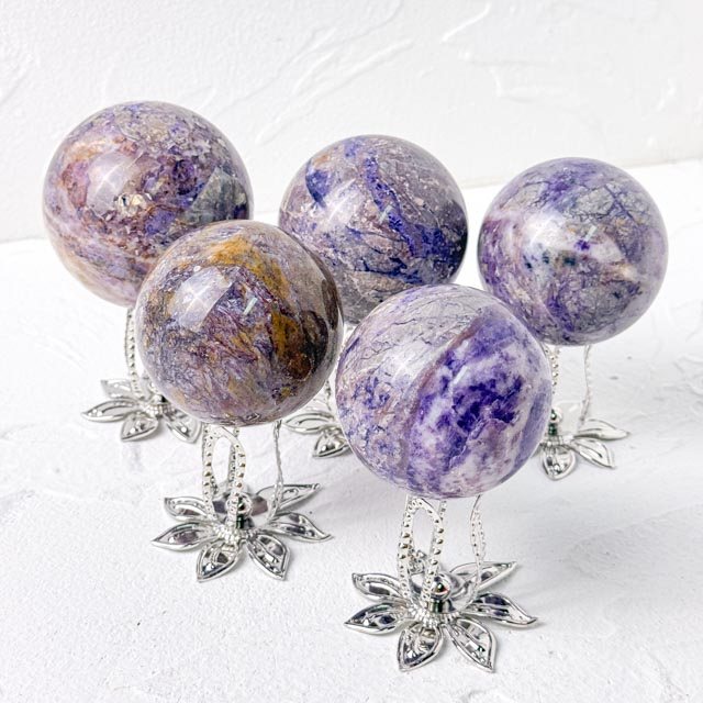 Fluorite Root Crystal Sphere wholesale polished crystal sphere product photo 3