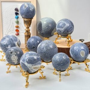Fossil Coral Jade Crystal Sphere wholesale polished crystal sphere product photo 1