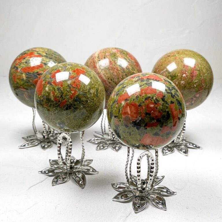 Green Jade Crystal Sphere wholesale polished crystal sphere product photo 1